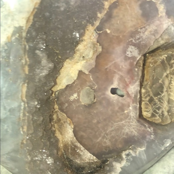 Huge COLLECTORS PIECE Amethyst Heart Crystal Geode - Picture 2 of 16